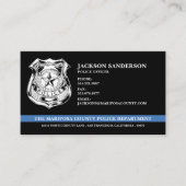 Carte De Visite Logo des policiers (Devant)