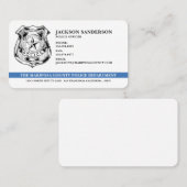 Carte De Visite Logo des policiers (Devant / Derrière)