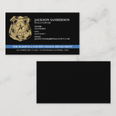 Carte De Visite Logo des policiers (Devant / Derrière)