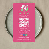 Carte De Visite Logo des services de nettoyage de maisons professi