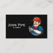 Carte De Visite logo des services de plomberie (Devant)