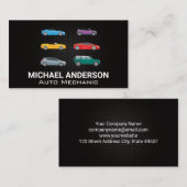 Carte De Visite Logo des voitures | Services Auto (Devant / Derrière)