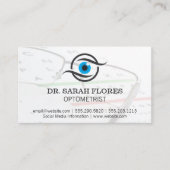 Carte De Visite Logo des yeux | Lunettes de prescription (Devant)