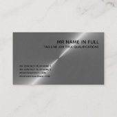 CARTE DE VISITE LOGO DESIGN PROFESSIONNEL MODÈLE DE CODE QR (Dos)