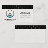 Carte De Visite Logo d'expédition | Ancres (Devant / Derrière)