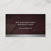 Carte De Visite Logo Diamond | Magasin de bijoux (Dos)