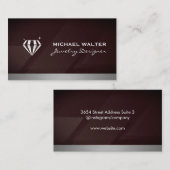 Carte De Visite Logo Diamond | Magasin de bijoux (Devant / Derrière)