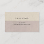 Carte De Visite Logo d'illustration de papillon personnalisé (Dos)