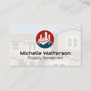 Carte De Visite Logo d'immobilier commercial Gestion immobilière