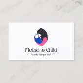 Carte De Visite Logo Doula de naissance prénatale (Devant)