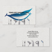 Carte De Visite Logo d'outils dentaires | Smile Graphics (Devant / Derrière)