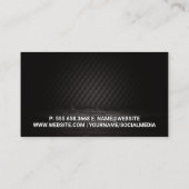 Carte De Visite Logo d'ouverture de vin (Dos)