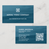 Carte De Visite Logo drone des services aériens (Devant / Derrière)