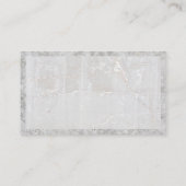 Carte De Visite Logo du bâtiment moderne | Béton de marbre (Dos)