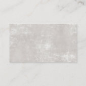 Carte De Visite Logo du bâtiment résidentiel métallique (Dos)