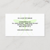 Carte De Visite Logo du bouclier antimoustique (Dos)