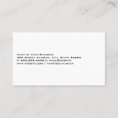 Carte De Visite Logo du bouclier de sécurité | Arrière - plan de T (Dos)