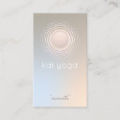 Carte De Visite Logo du Cercle Mandala moderne, instructeur de yog (Devant)