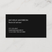 Carte De Visite Logo du cerf | Coloré (Dos)