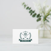 Carte De Visite Logo du championnat | Golf Pro ou Instructeur (Debout devant)