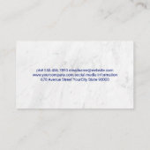 Carte De Visite Logo du château (Dos)