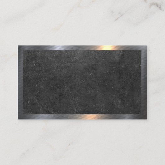 Carte De Visite Logo du chef | Code QR | Culinaire (Dos)