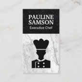 Carte De Visite Logo du chef exécutif (Devant)