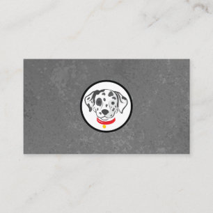 Carte De Visite Logo du chien   Doggy Dalmatienne Mignonne