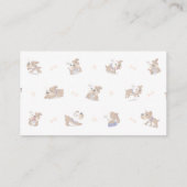 Carte De Visite Logo du chien os | Chiens et Motif d'os (Dos)