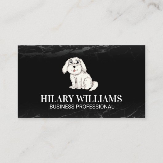 Carte De Visite Logo du chien | Services animaux (Devant)