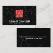 Carte De Visite Logo du circuit Red Tech (Devant / Derrière)