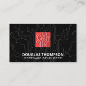 Carte De Visite Logo du circuit Red Tech (Devant)