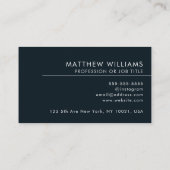 Carte De Visite Logo du code QR professionnel de la construction M (Dos)