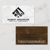 Carte De Visite Logo du constructeur | Outils de construction | Pl (Devant / Derrière)