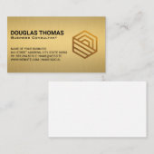 Carte De Visite Logo du convertisseur métal or (Devant / Derrière)