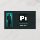 Carte De Visite Logo du détective, détective privé (Devant)