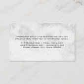 Carte De Visite Logo du développeur (Dos)