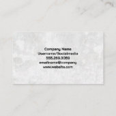 Carte De Visite Logo du drapeau de golf (Dos)