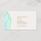 Carte De Visite Logo du fabricant de bijoux et de gardiens de cris (Dos)