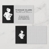 Carte De Visite Logo du formateur de conditionnement physique (Devant / Derrière)