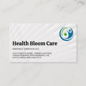 Carte De Visite Logo du fournisseur de soins de santé | Médecin (Devant)