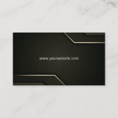 Carte De Visite Logo du graphique à barres du graphique du graphiq (Dos)