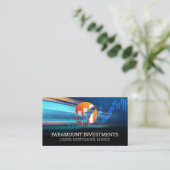 Carte De Visite Logo du graphique Rocket Finance (Debout devant)