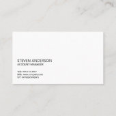 Carte De Visite Logo du graphique Rocket Finance (Dos)