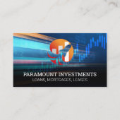 Carte De Visite Logo du graphique Rocket Finance (Devant)