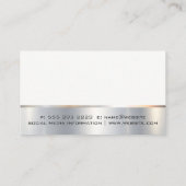 Carte De Visite Logo du lecteur de clé de la maison | Propriété ré (Dos)