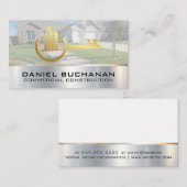 Carte De Visite Logo du lecteur de clé de la maison | Propriété ré (Devant / Derrière)