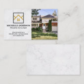 Carte De Visite Logo du lecteur | Maison résidentielle (Devant / Derrière)