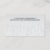 Carte De Visite Logo du logiciel informatique de technologie (Dos)