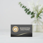 Carte De Visite Logo du marteau | Construction (Debout devant)